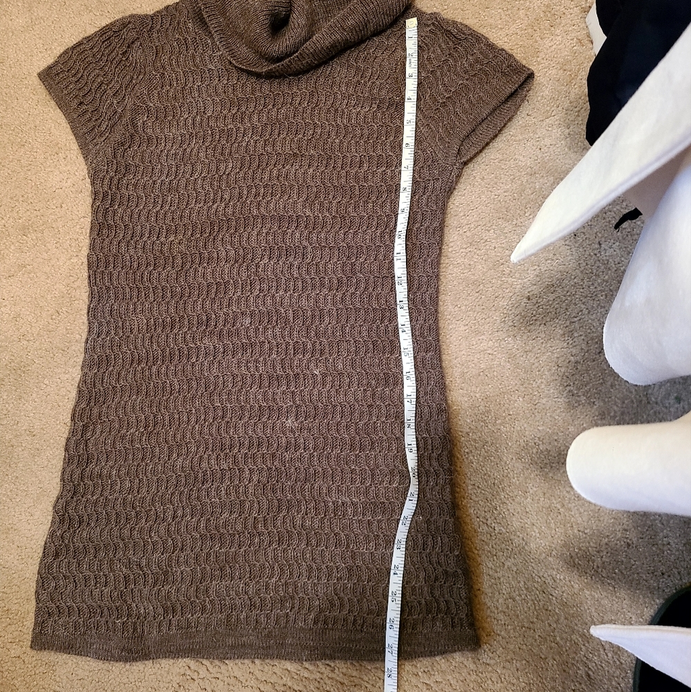 Mocha Tunic Length Sweater EUC - Picture 5 of 7